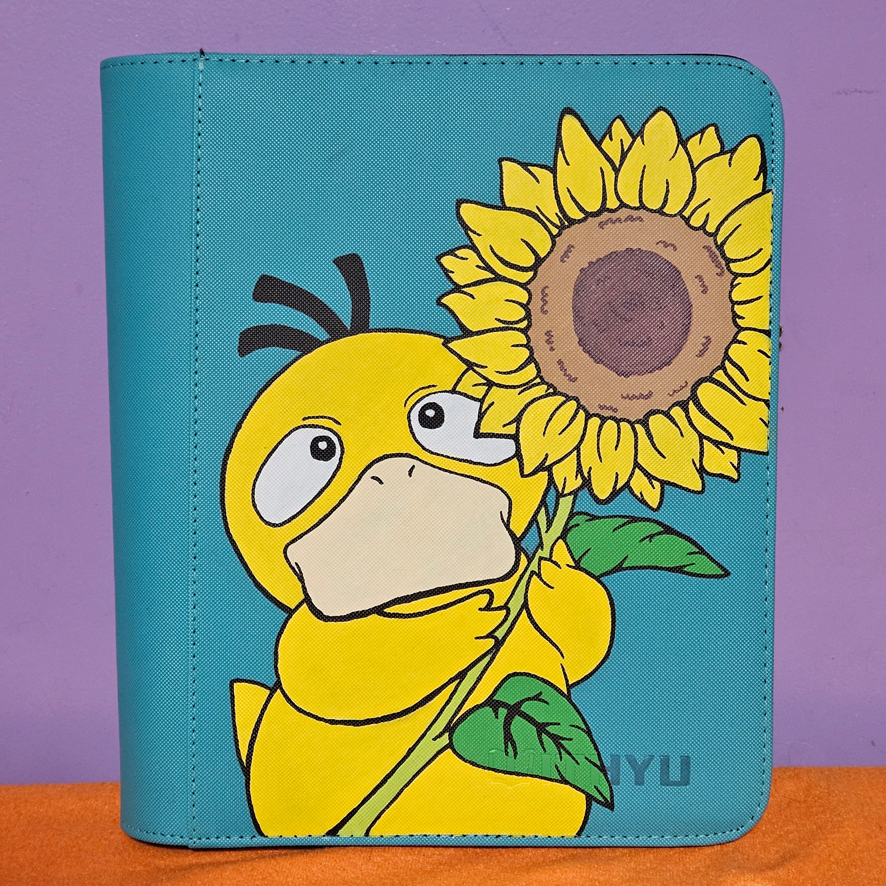 Sunflower Psyduck- Top Loader 4 Card